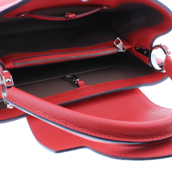 Louis Vuitton Capucines MM Coquelicot Red Handbag - Picture 7 of 8